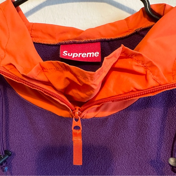 Supreme VINTAGE Fleece Pullover Zip Hood - Picture 9 of 9